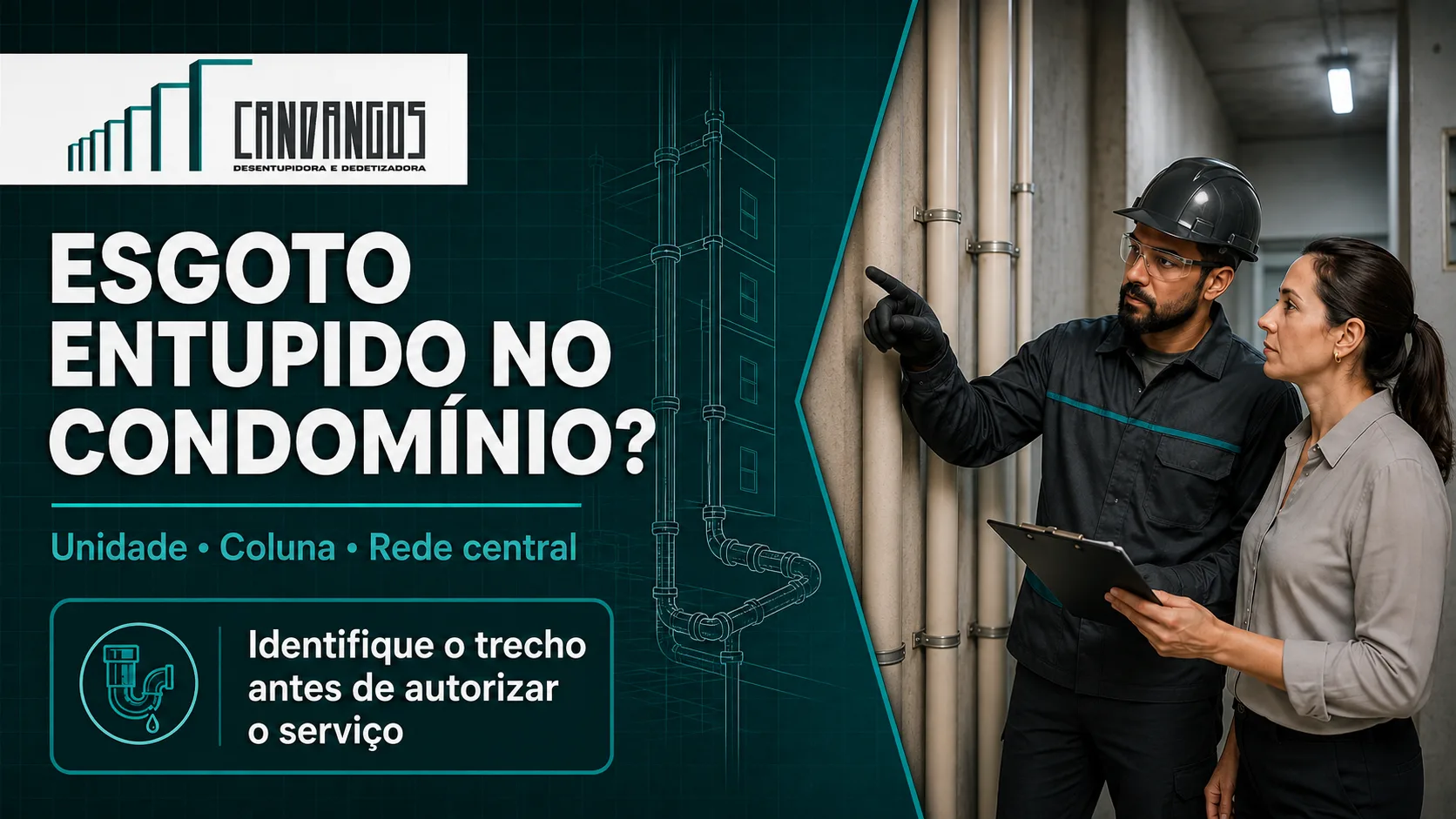Esgoto entupido no condomínio: o problema está na unidade, na coluna ou na rede central?